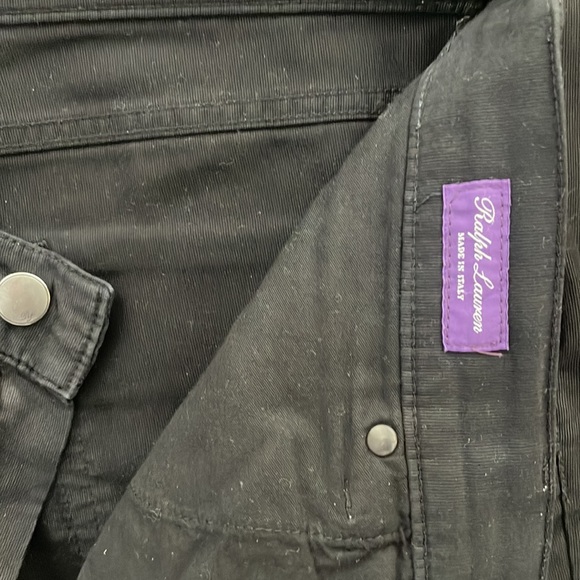 Purple Label black cotton pant - Picture 5 of 7